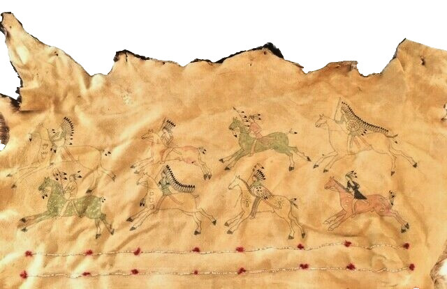 American Indian Elk Hide Robe