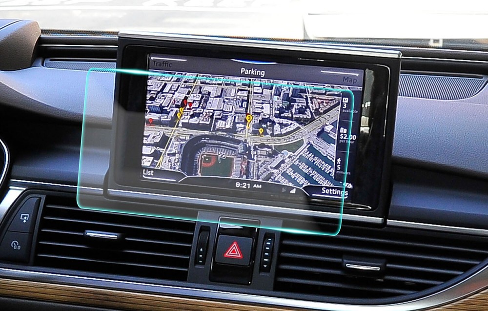 Crystal Clear Screen Protector for 2014 Audi A6 Vehicle Navigation