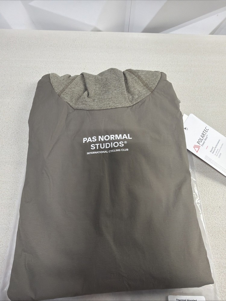 PAS NORMAL STUDIOS THERMAL HOODED WINDPROOF BASELAYER MENS SIZE XXL