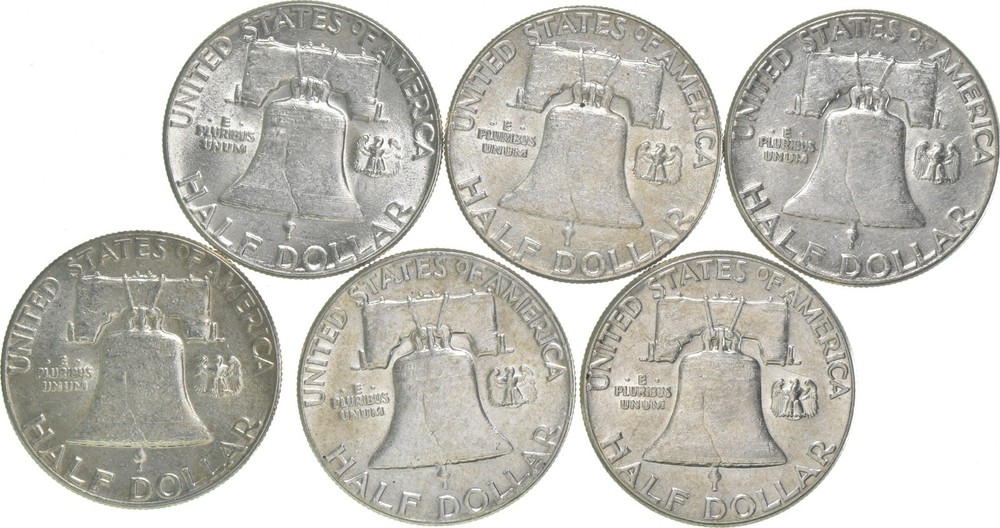 1951 Franklin Half Dollar AU