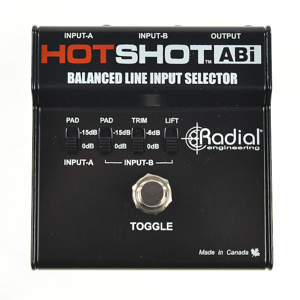 Radial HotShot ABi Balanced Input Selector