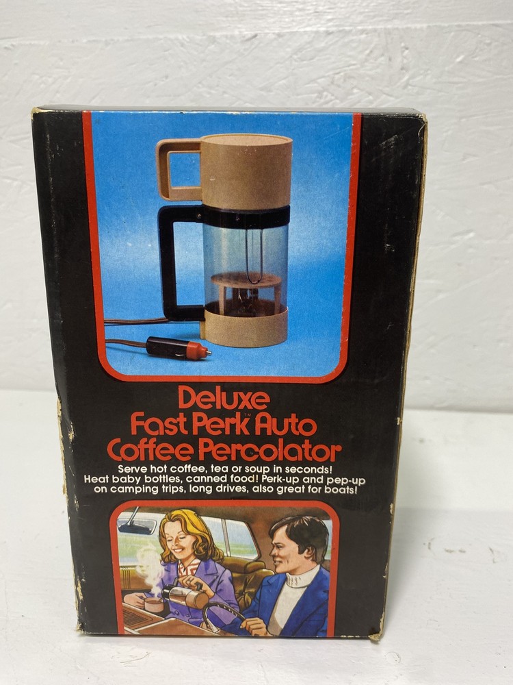 VINTAGE DELUXE FAST PERK AUTO COFFEE -COMPLETE -ORIGINAL BOX