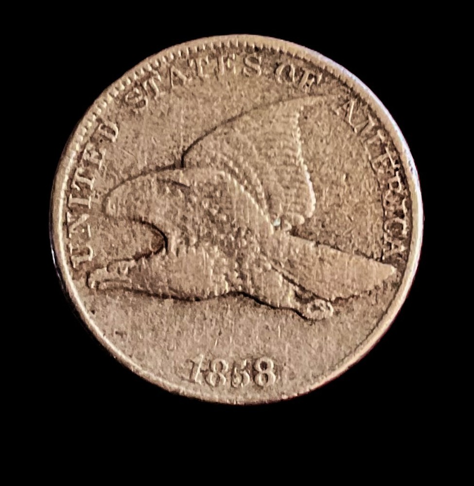 1858 LL Flying Eagle Cent