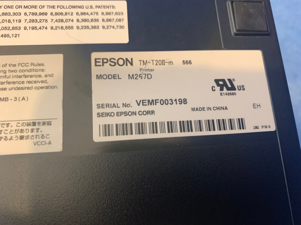Epson M267D POS USB Thermal Receipt Printer