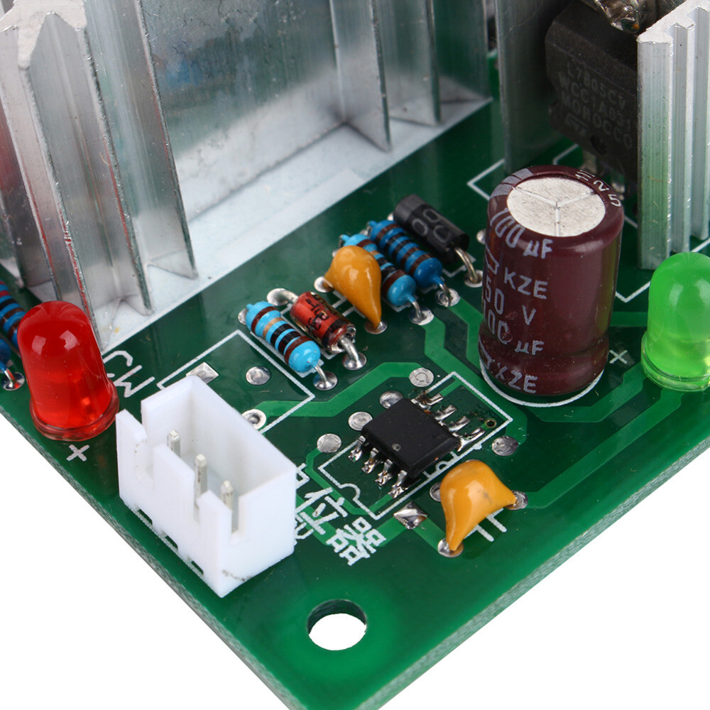 6V 12V 24V PWM DC Motor Speed Controller Reversible Switch Adjustable 2PC New