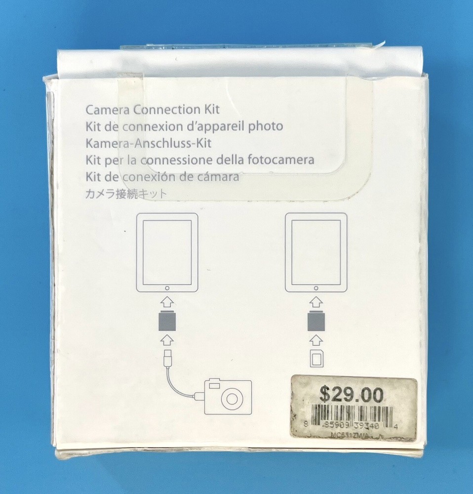 Apple iPad Camera Connection Kit MC531ZM/A Genuine OEM