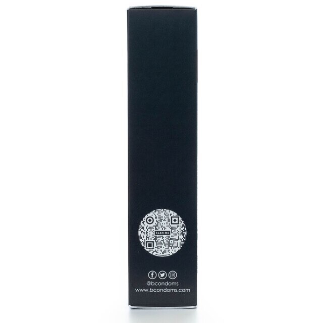B Condoms Lubricated Platinum XL