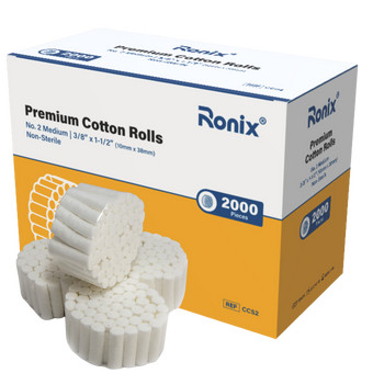 Premium Cotton Rolls, No. 2, 2000/Box