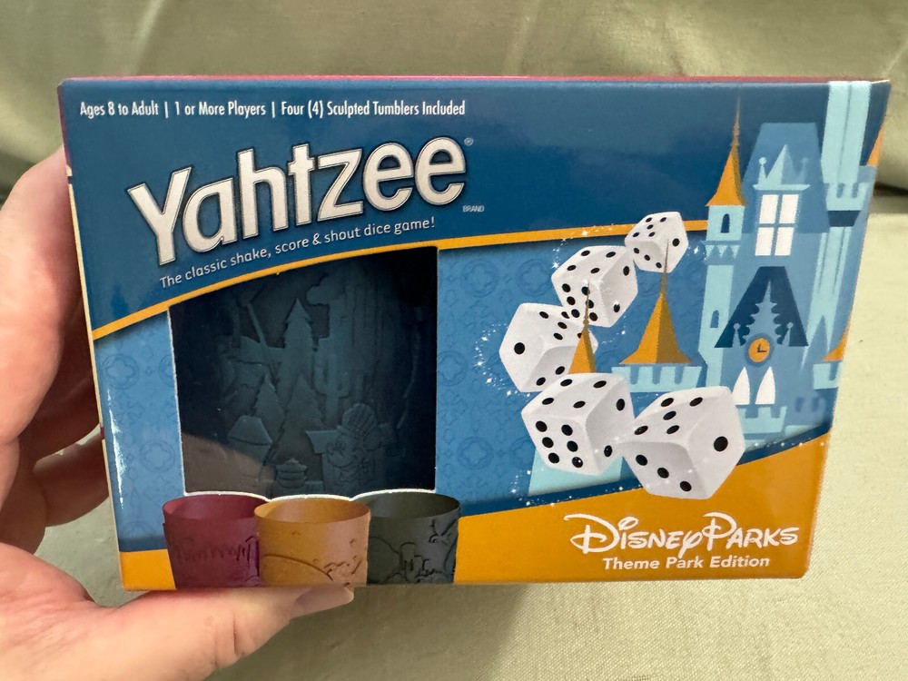 Disney Parks Yahtzee Game NEW