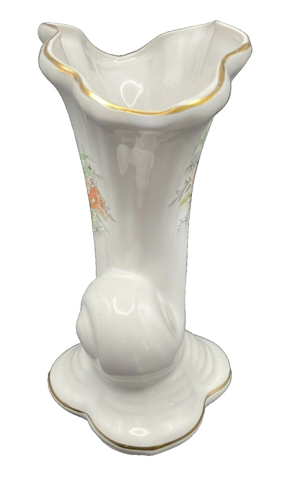 Weston Maryleigh Cornucopia Floral 8" Vase