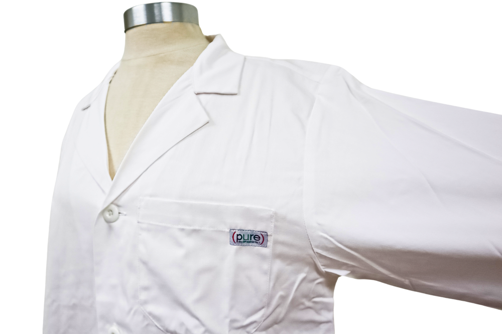 PURE Microbe Shield Technology Treated Labcoat Size Small