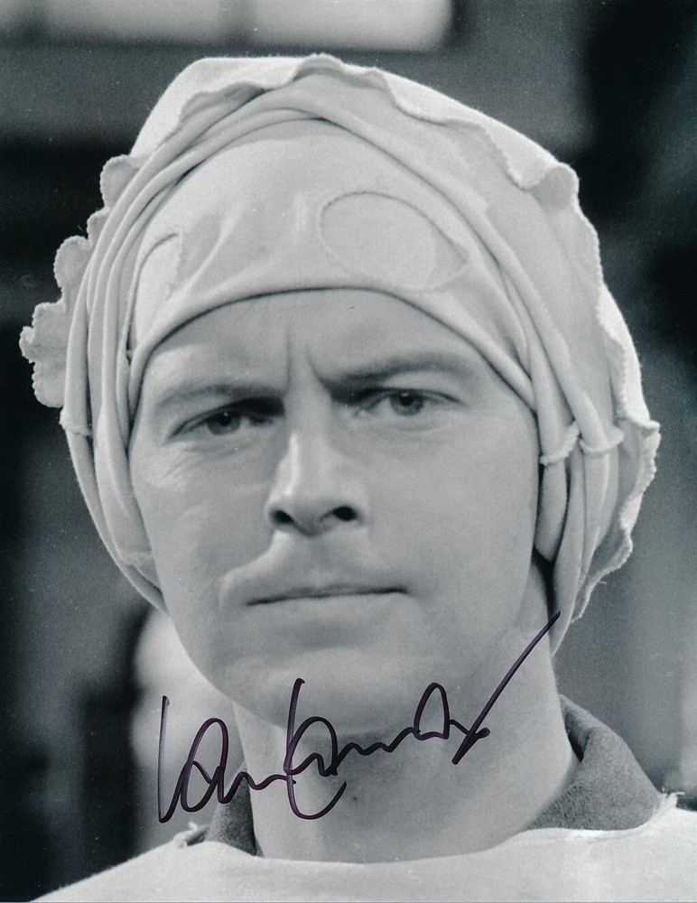 Ian Lavender- Signed B&W Photograph