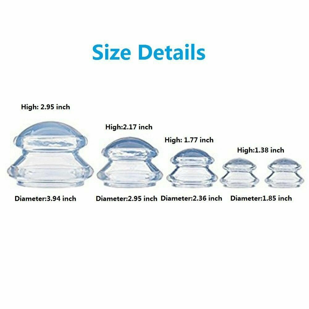 Cupping Therapy Set Professional Massage Therapy Studio Household Silicone Cups