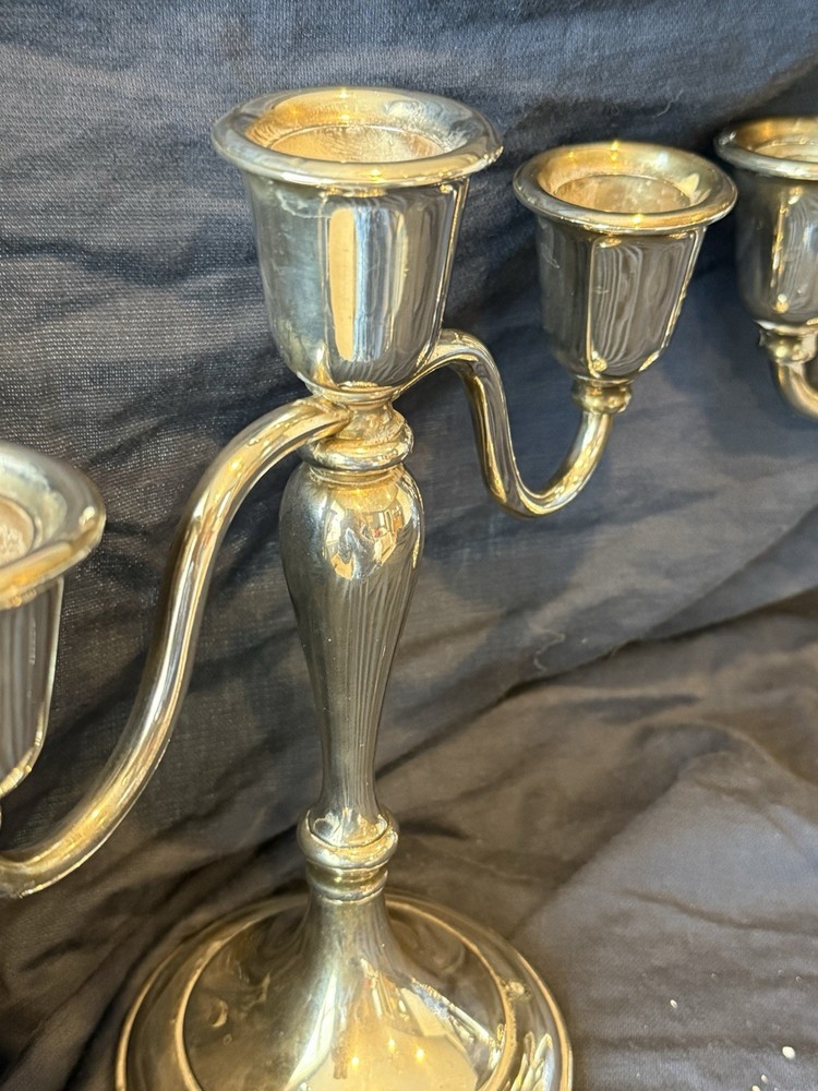 Vintage Gorham Electroplate Silver Candlesticks