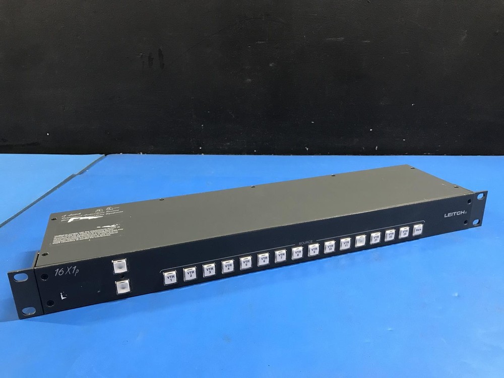 Leitch RCP-16X1P 16x1p Programmable Pushbutton Remote Panel
