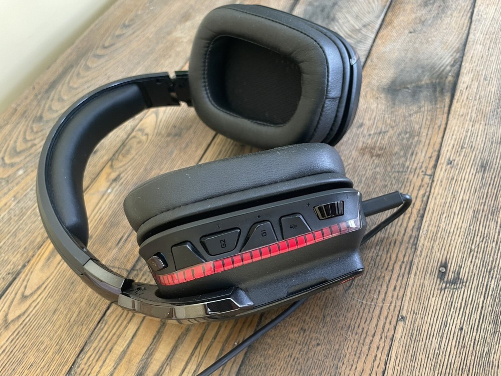 Logitech G935 Headband Gaming Headset - Black / Blue