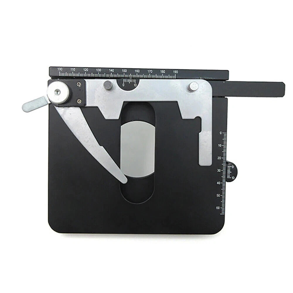 Biological Microscope Adjustable Double Layer Mechanical Stage Universal XY-Axis