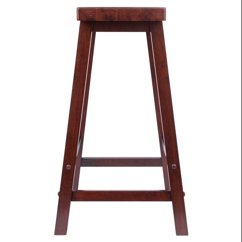 Saddle Seat Counter Stool Beechwood Bar Stool Backless Kitchen Seating New
