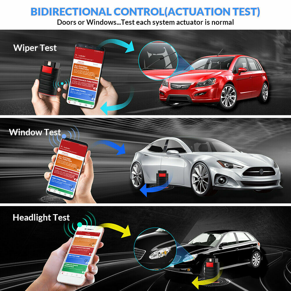 THINKDIAG Old Boot Version Car OBD2 Diagnostic Scanner Coding Tool Bidirectional