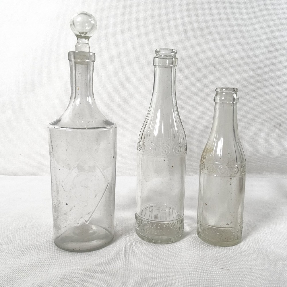 3 x Vintage Lemonade / Drinks Bottles. #6