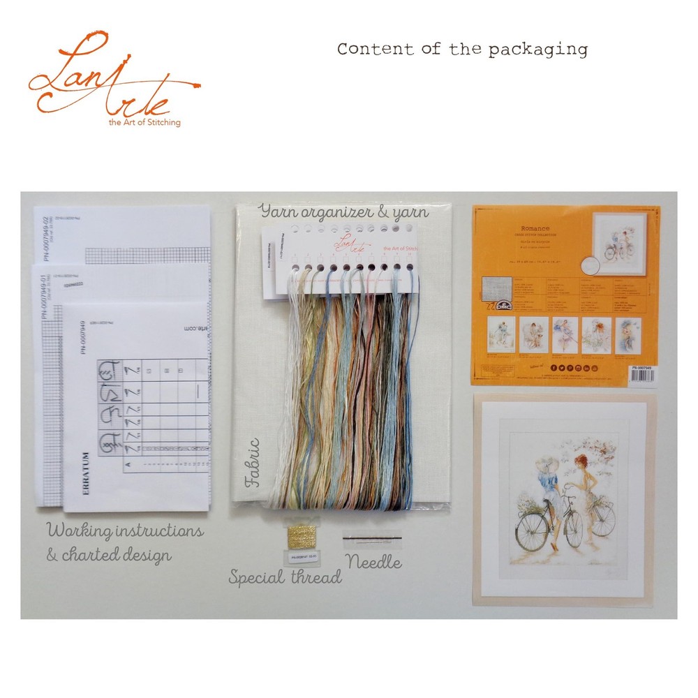 Vervaco Counted Cross Stitch kit (Bicycles)