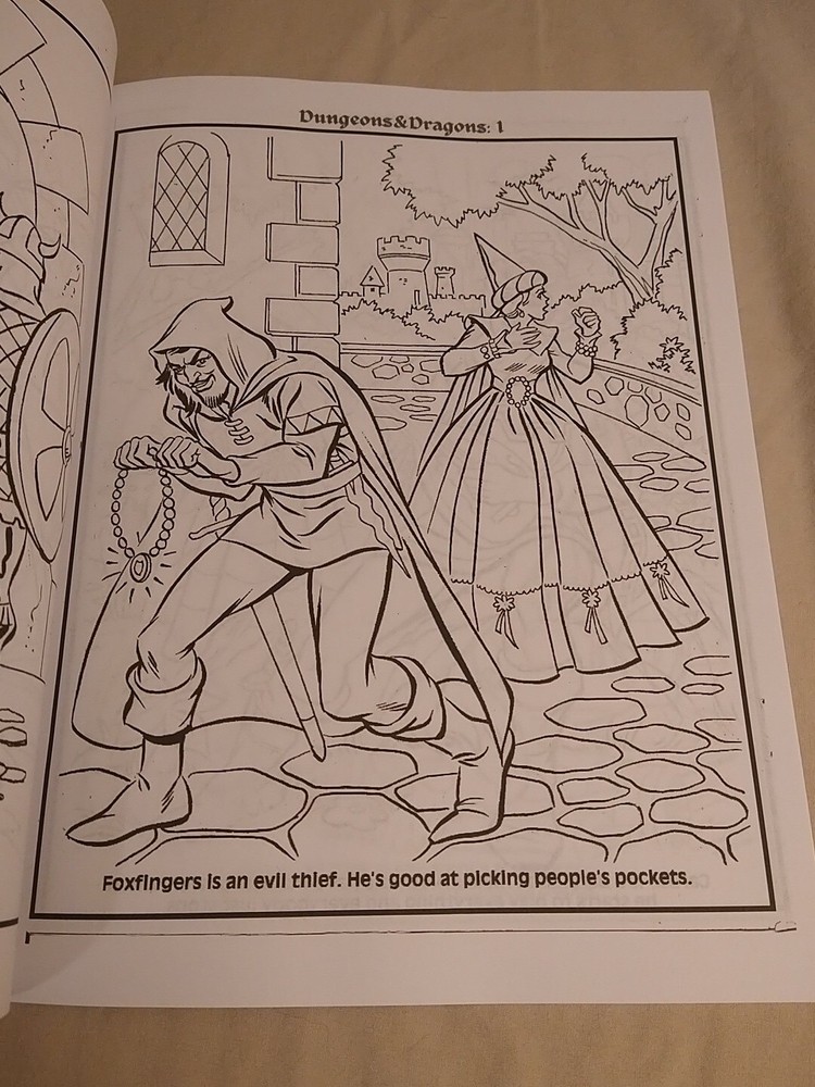 Dungeons and Dragons Coloring Book