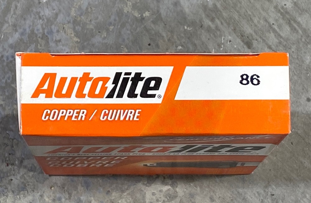4-Pack, Autolite 86 Copper Resistor Spark Plugs New