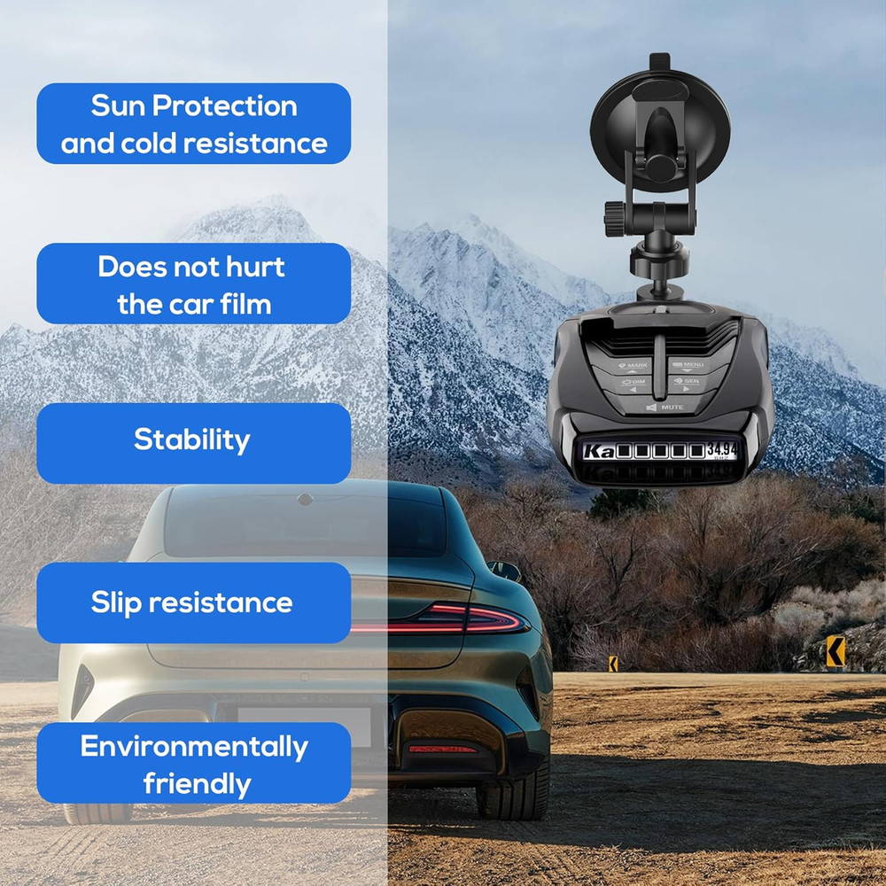Super Radar Detector Mount,Super Car Windshield,Dashboard Suction Cup Bracket,Su