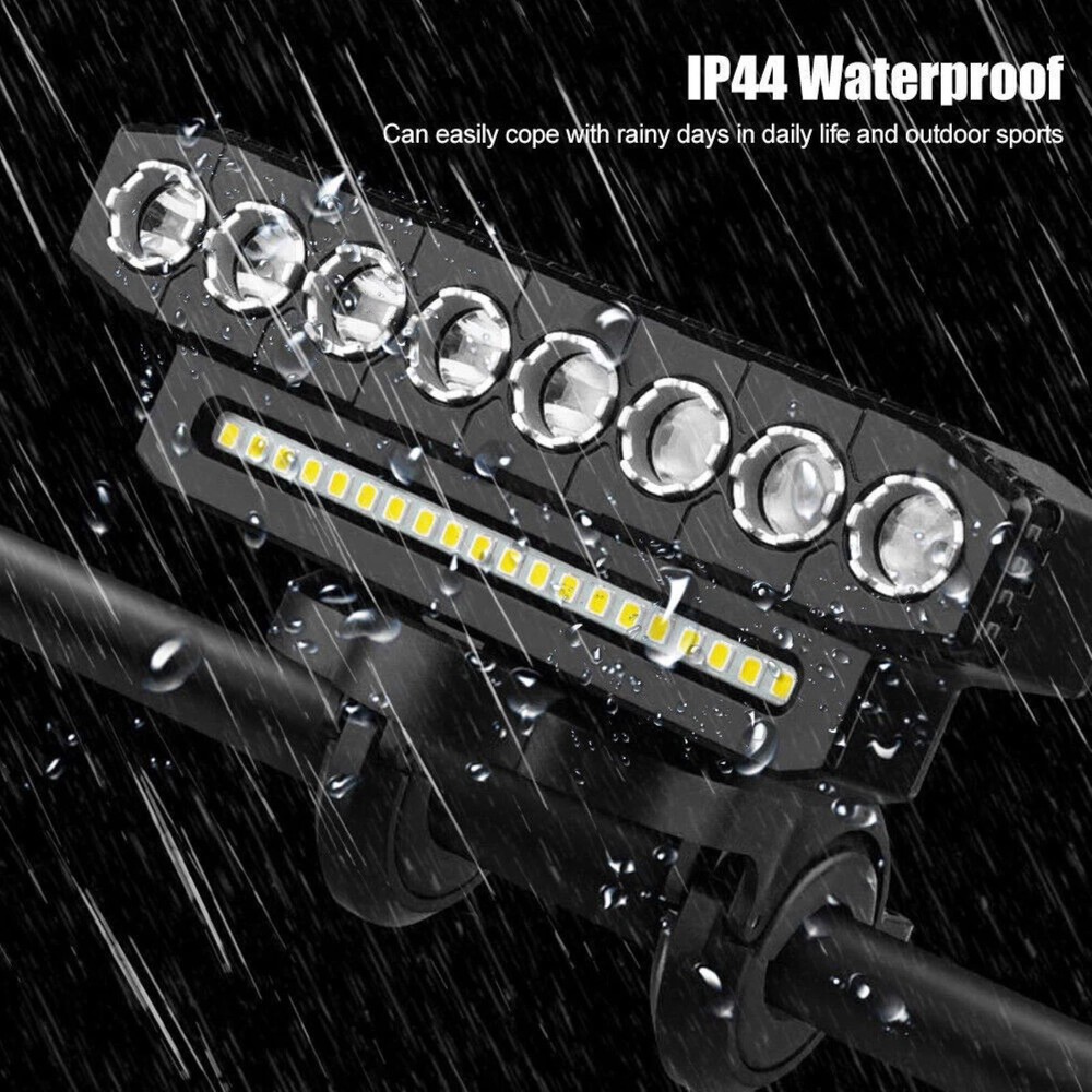 Bicycle Front Headlight Super Bright LED Bike Light Support 6 Lighting Mode