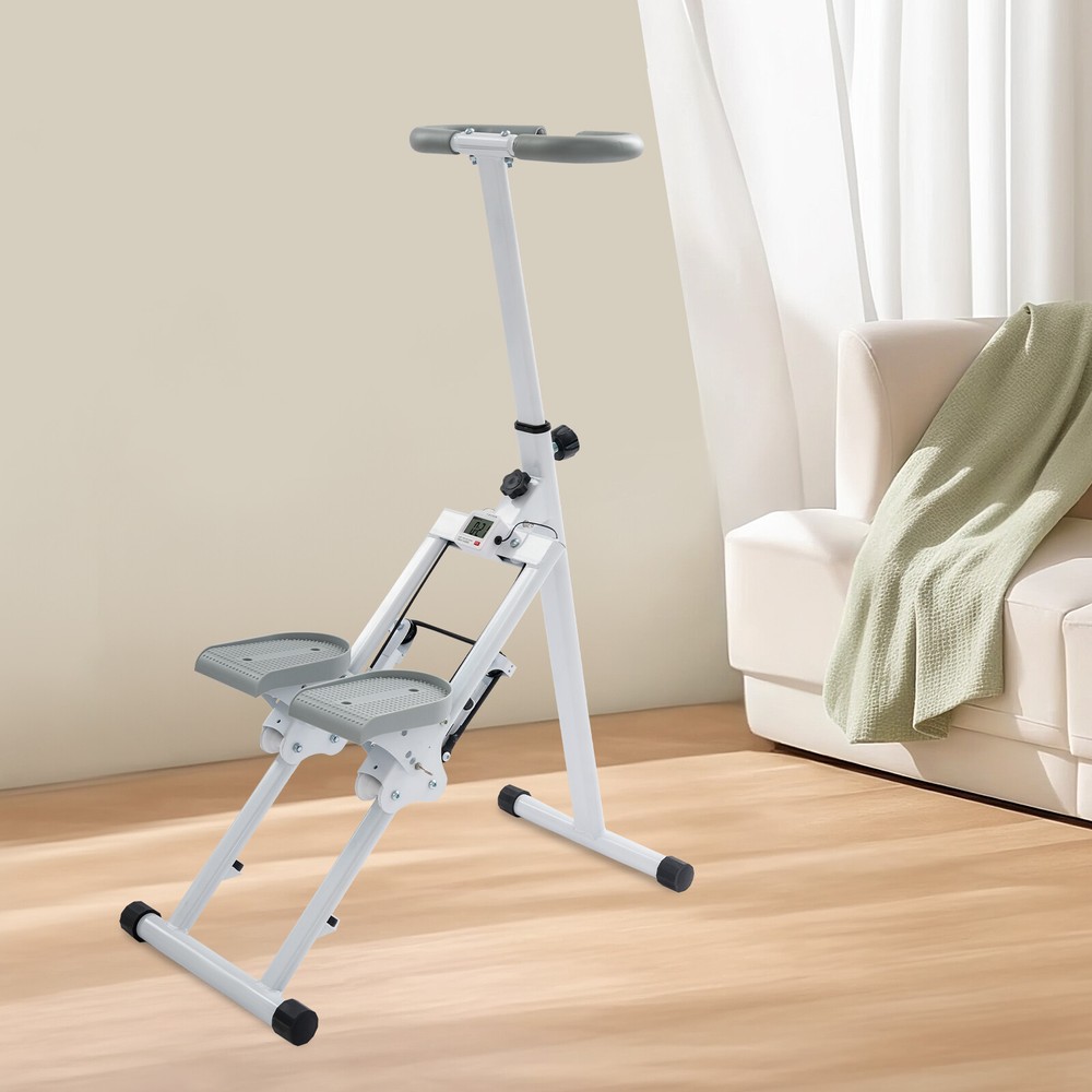 Foldable Stair Climber Stepper - Adjustable Machine for Effective Workouts