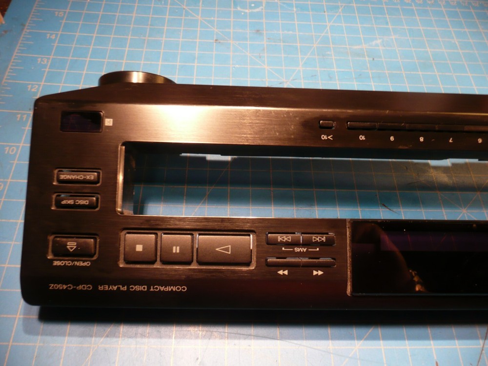 Sony CDP-C450Z CD Changer Replacement Parts Front Face Panel