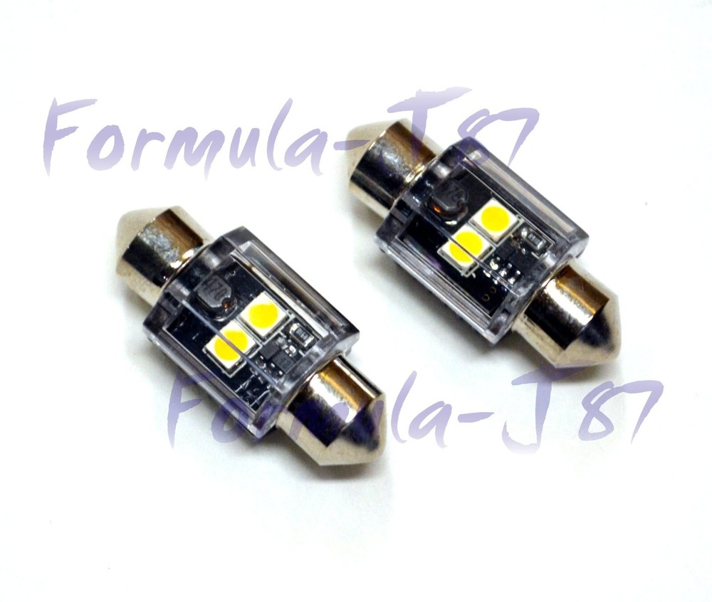 LED Light Canbus Error Free DE3175 5W Warm White Two Bulb Interior Map Replace