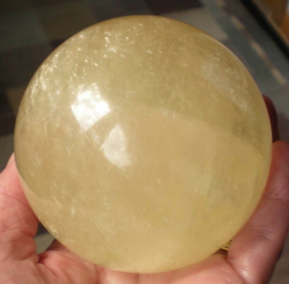 Golden Calcite 65mm Sphere sc1003