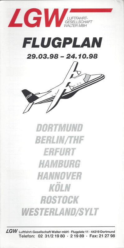 LGW system timetable 3/29/98 [4091]