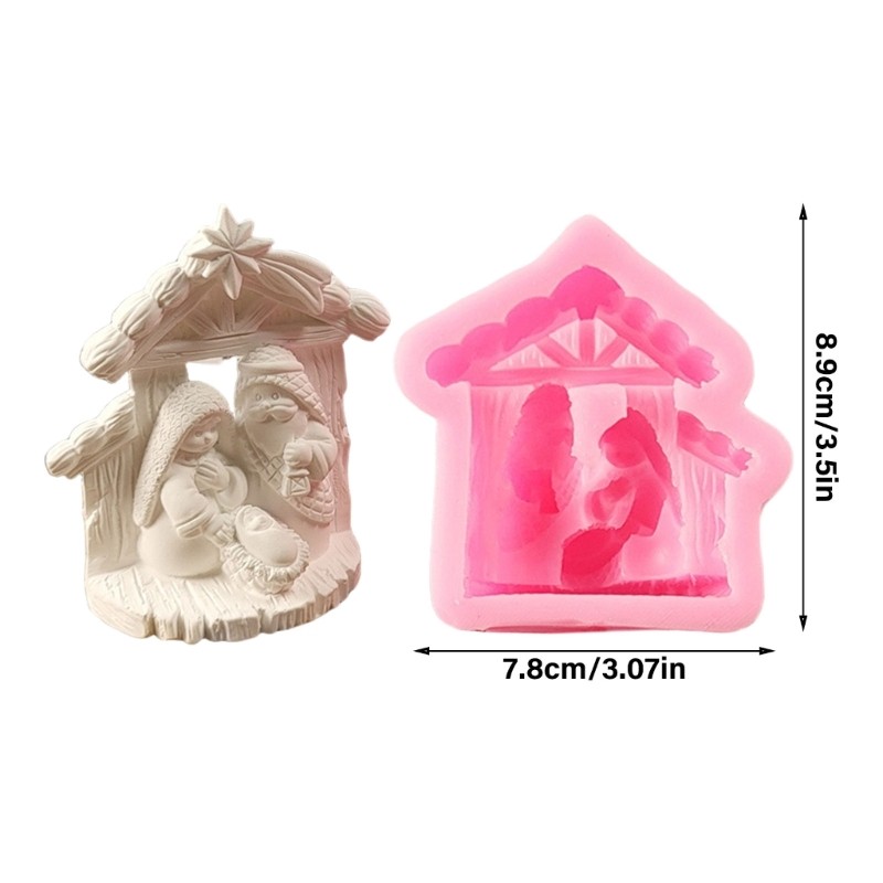 Create Realistics Christ House Pieces Using This Silicone Mold
