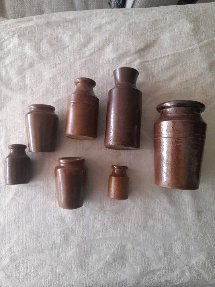Salt Glazed Storage 19th/20th Century Jars