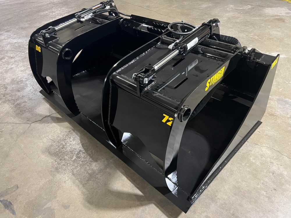 Demolition - Debri - Scrap  Grapple - Stinger Attachment DG