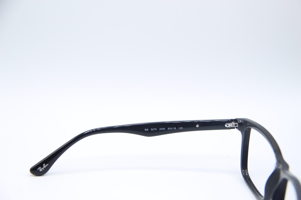 NEW RAY-BAN RB 5279 2000 BLACK AUTHENTIC FRAMES EYEGLASSES 55-18