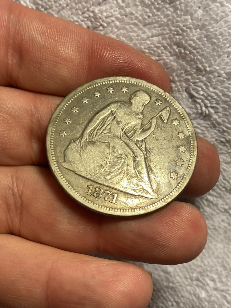 1871 seated liberty dollar