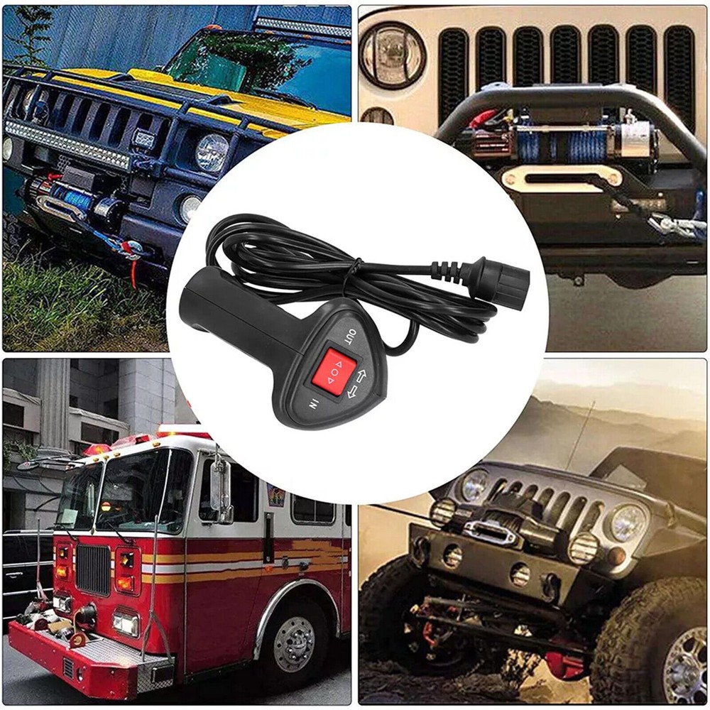 Universal Electric Winch Remote Control Controller Winch Corded Hand