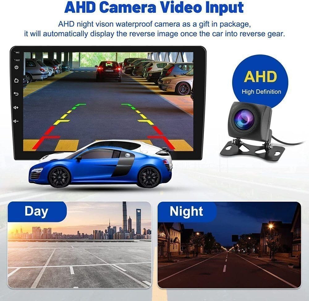 Android 14 Radio 7" Touchscreen Wireless Carplay Android Auto GPS Backup Camera