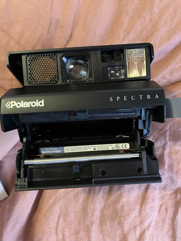 Polaroid Spectra Instant Film Camera With Box And Docs! Untested
