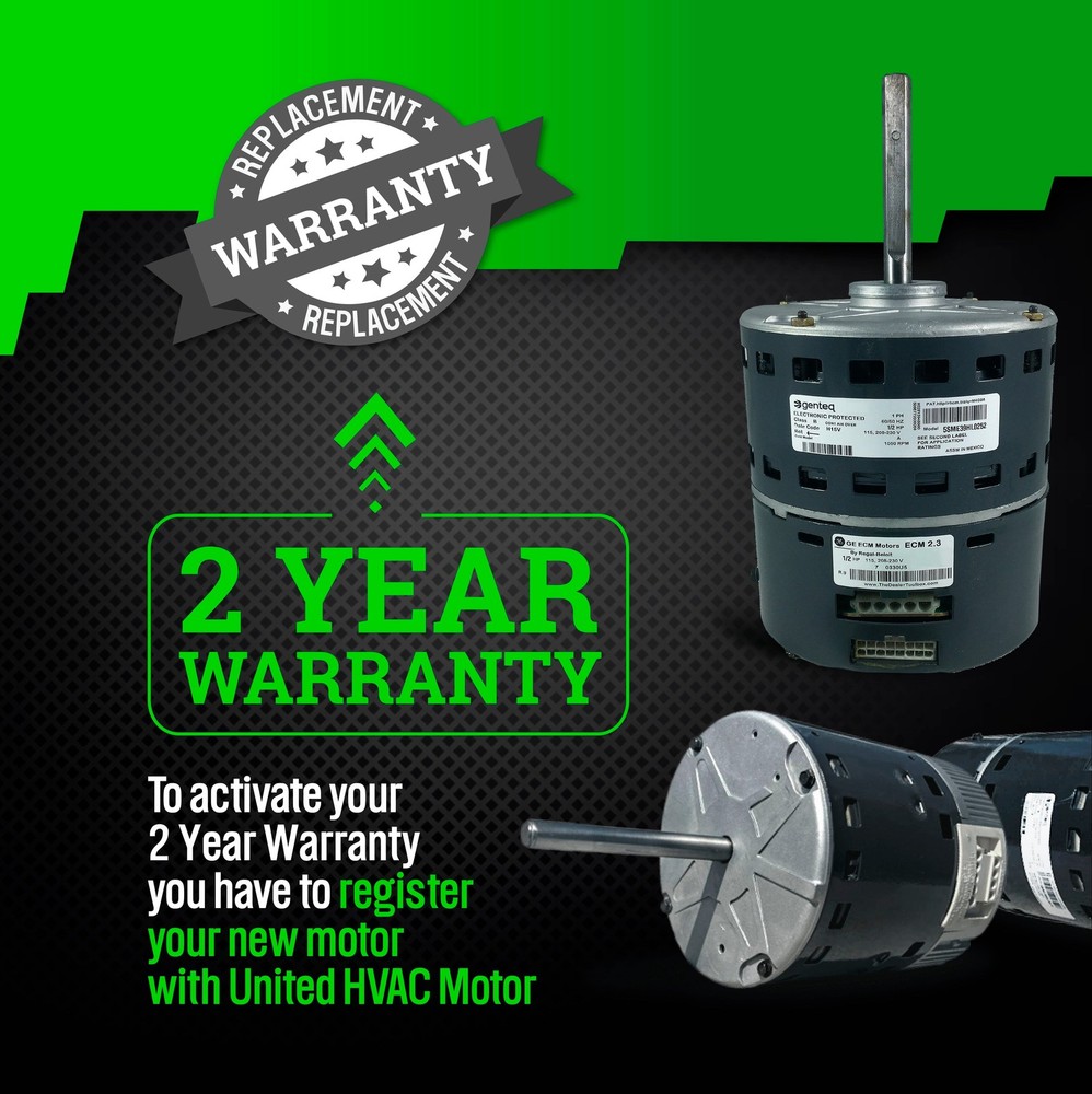 KeepRite PGF348080K00A1 Blower Motor X13 1 HP