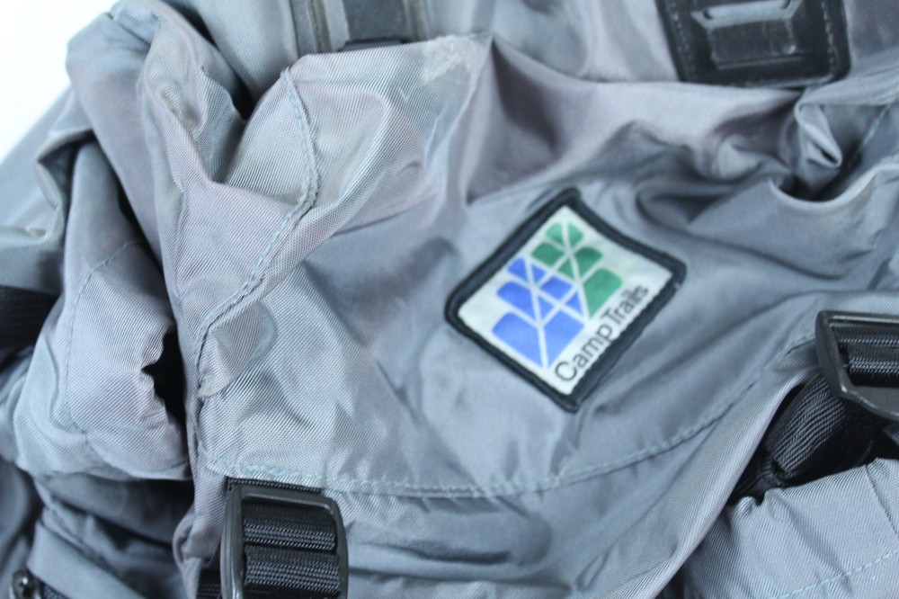 Camp Trails Gray/Black Internal Frame Backpack Padded Adjustable Nylon