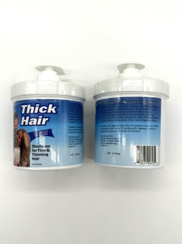 Miracle Plus Thick Hair Shampoo 2 Pack 14 OZ EACH