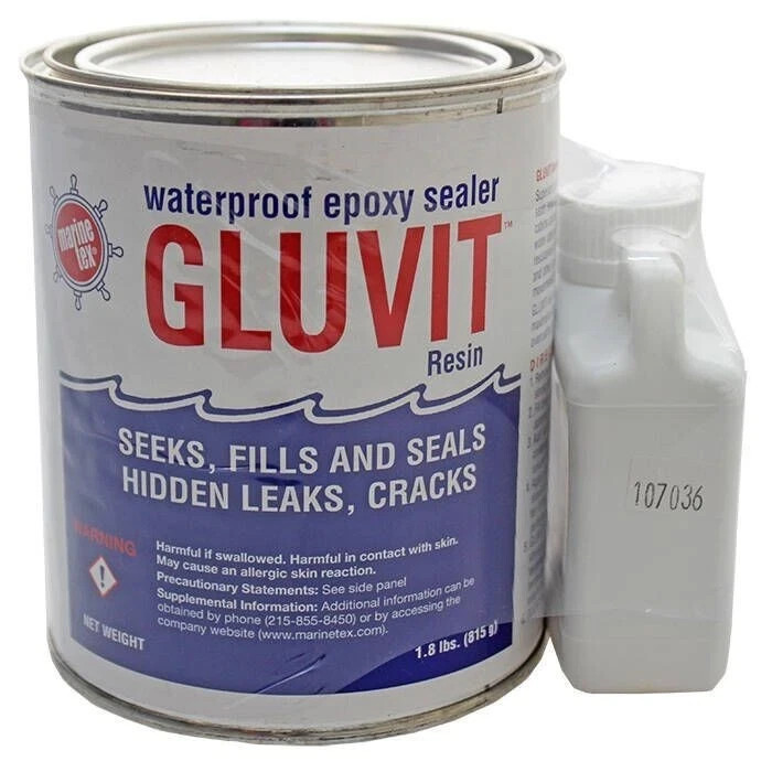 Gluvit RM330K Epoxy Sealer Quart Kit MarineTex