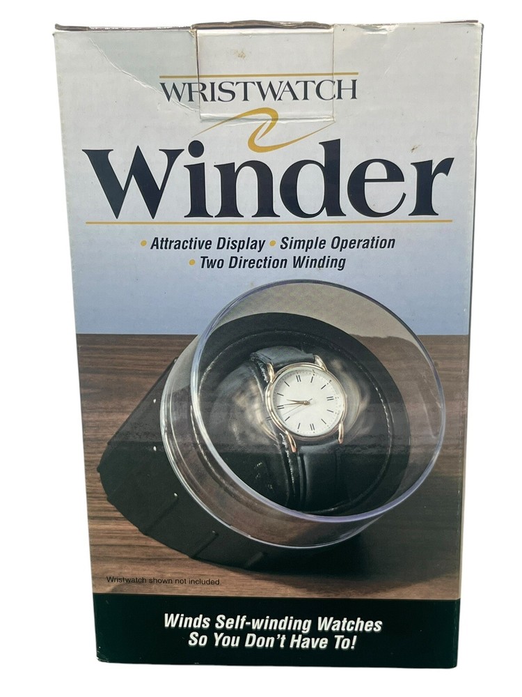 Feldstein Single Wristwatch Winder Display Case Two Direction Winding