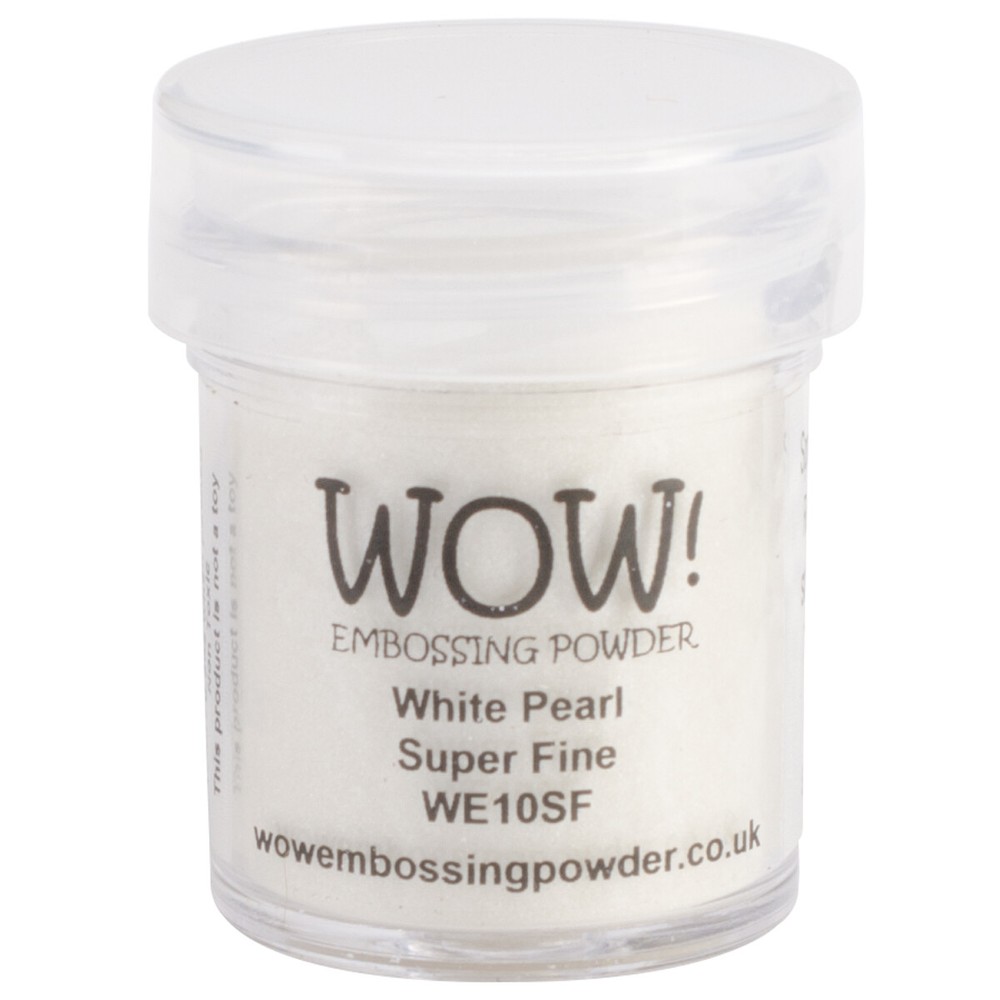 WOW! Embossing Powder Super Fine 15ml White Pearl