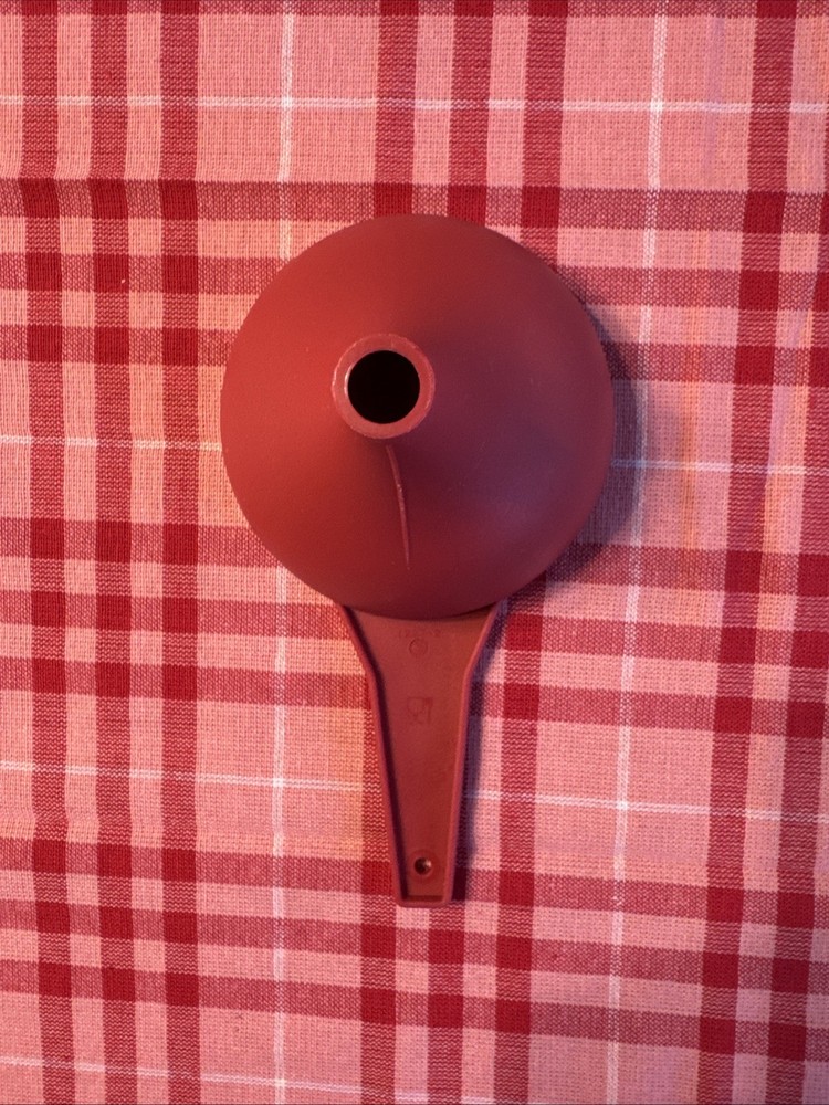 Brick Red Tupperware Funnel 1227-2 (DB)