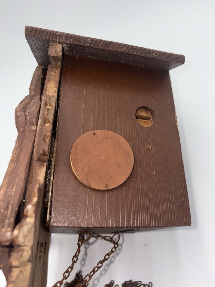 Vintage Regula Cuckoo Clock Germany W/ Bird & Rabbit Needs Work Untested